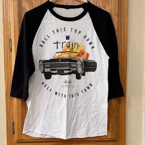 Train Picasso at the Wheel 2015 Raglan Tour Tee - Men's Small